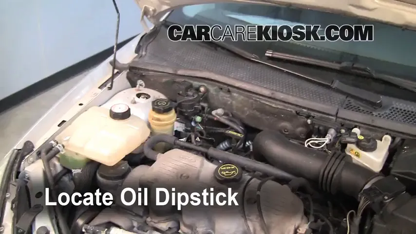 2000 Ford Focus SE 2.0L 4 Cyl. Sedan Oil Check Oil Level